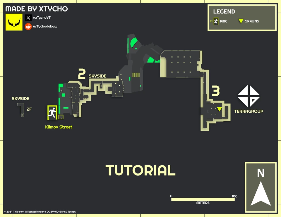 Concluir o tutorial em Ground Zero — Mapa da localização