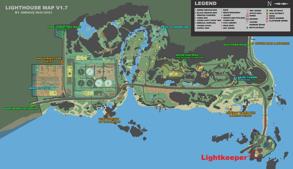 Desbloqueie o acesso a Lightkeeper — Farol marcado no mapa.