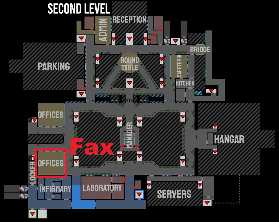 Fax de transporte de carga — Localização no mapa.
