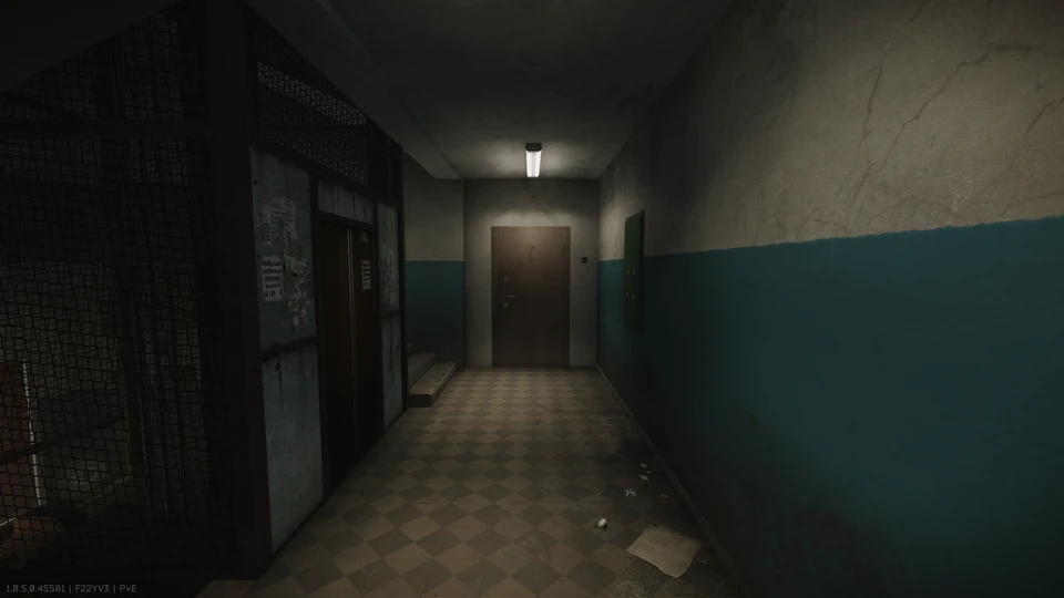 Prédio de Anastasia — Porta do apartamento 7
