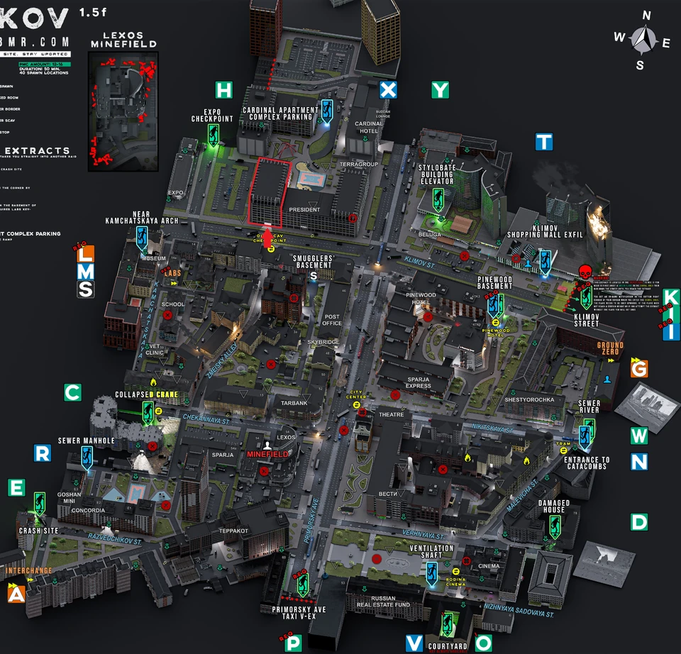 Documento que menciona o Warden — Localização no mapa.